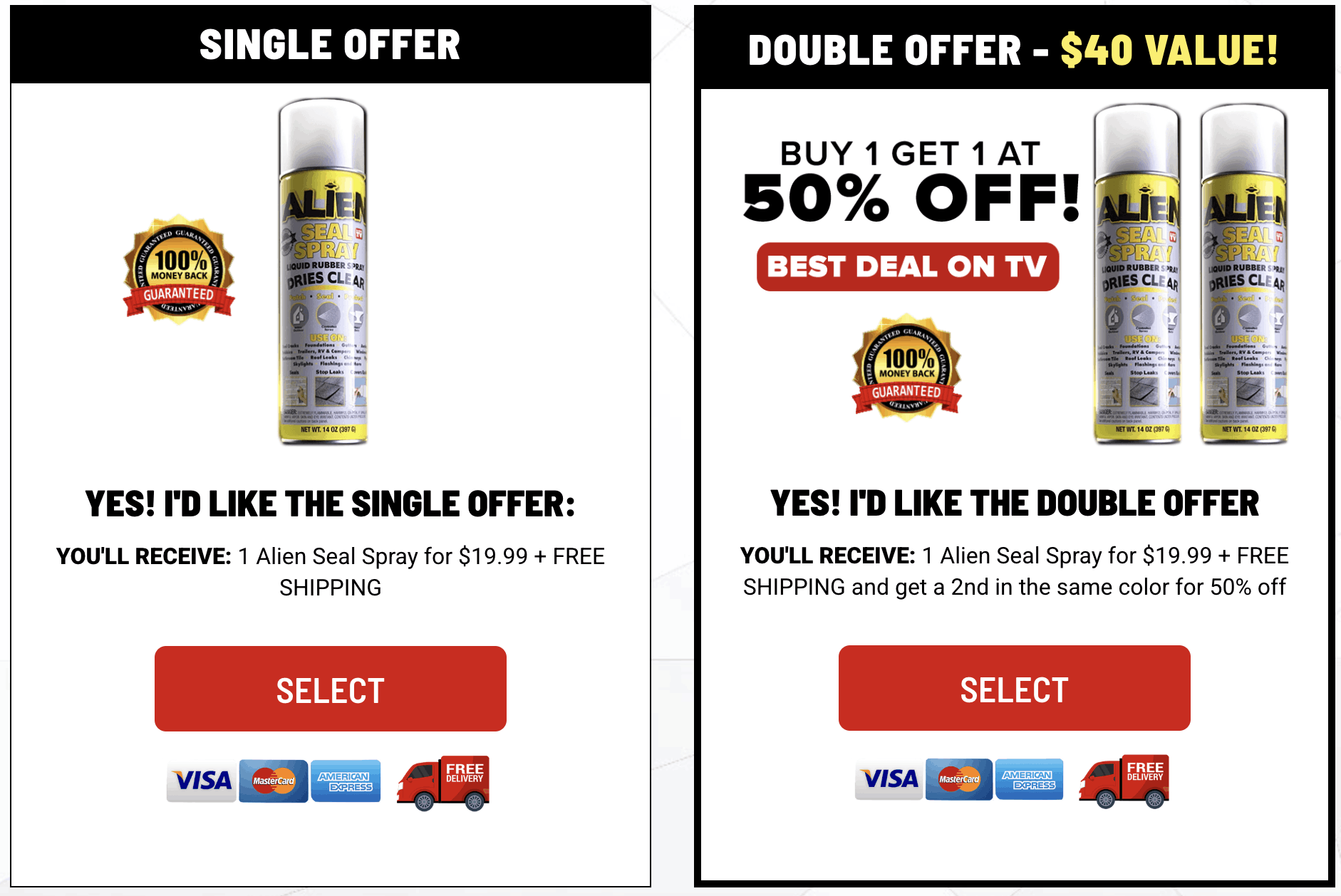 Alien Spray Sealant package